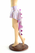 Lilac Purple Holographic  Dragon Tail Skirt - 2