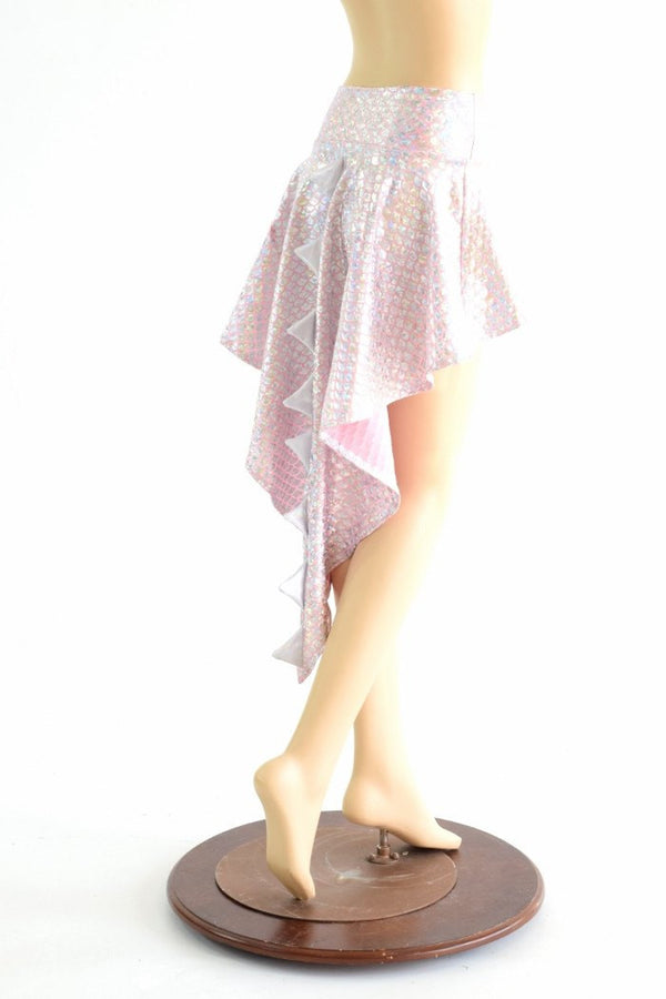 Pink Mermaid Scale Dragon Tail Skirt - 4