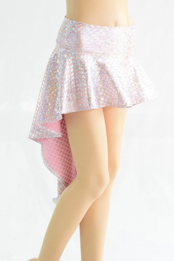 Pink Mermaid Scale Dragon Tail Skirt - 3