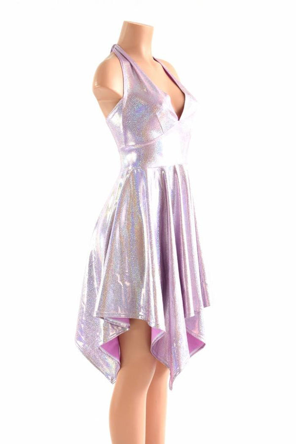 Lilac Purple Pixie Hemline Fairy Dress - 6