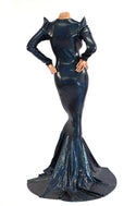 Wicked Black Holographic Gown - 2