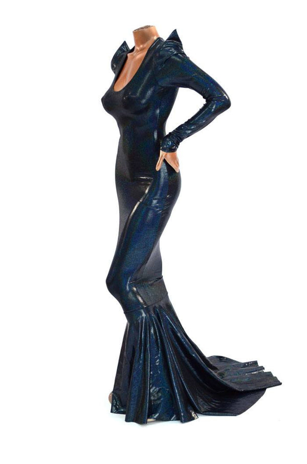 Wicked Black Holographic Gown - 3