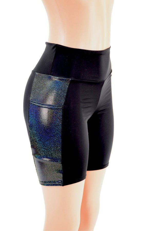 Bike Shorts with Side Panel Pockets - 2