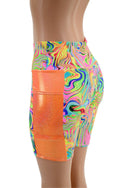 Bike Shorts with Side Panel Pockets - 3