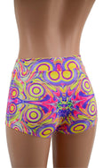 Midrise Shorts in Neon Orb - 4