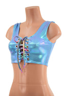 Build Your Own Lace Up 6" Mini Crop Tank - 3