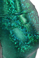 Green Kaleidoscope High Waist Mermaid Skirt - 7