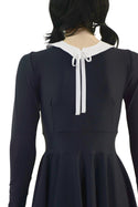Wednesday Dress with Removable Collar - 8