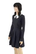 Wednesday Dress with Removable Collar - 6