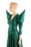 Glinda Emerald Green Circle Cut Gown - 5