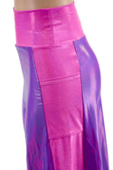 Wide Leg Pants with Side Panels and Pockets - 8