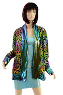 Not A Cardigan in Poisonous with Scarab Trim - 5