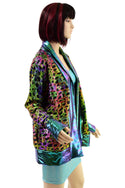 Not A Cardigan in Poisonous with Scarab Trim - 4