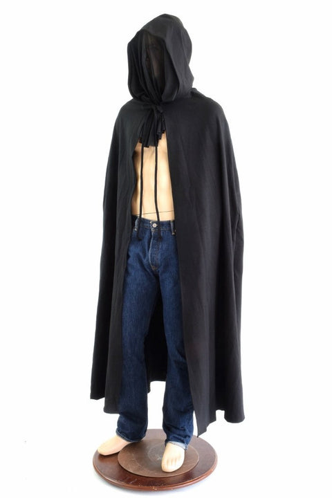 Grim Reaper Cape with Mesh Face Obscurer - Coquetry Clothing