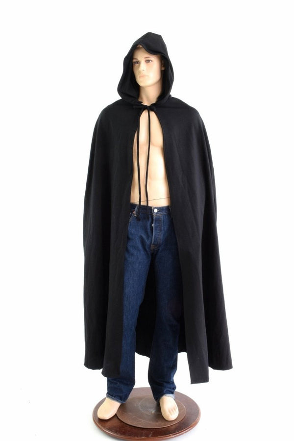 Grim Reaper Cape with Mesh Face Obscurer - 3