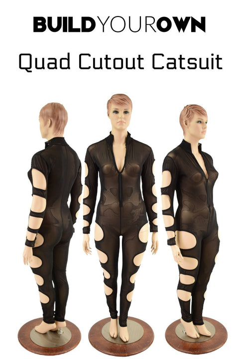 Build Your Own Quad Cutout Catsuit - Coquetry Clothing