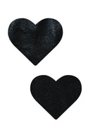 Black Mystique Heart Pasties - 1