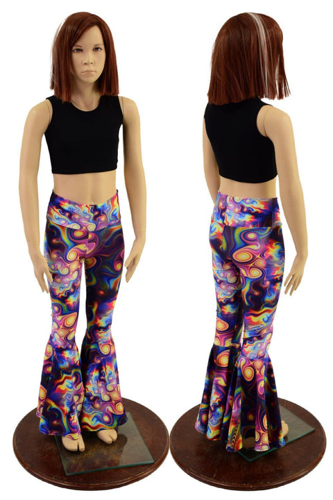 Kids Meteorite Bell Bottom Flares - Coquetry Clothing