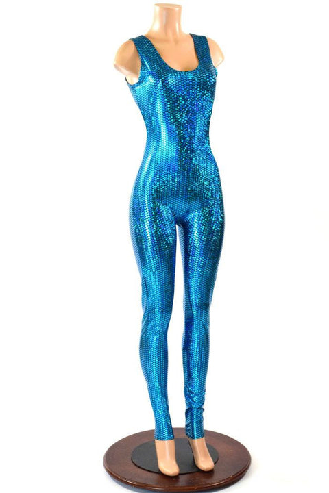 Aquamarine Mermaid Catsuit - Coquetry Clothing
