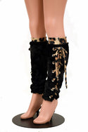 Lace Up Minky Leg Warmers - 6