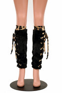 Lace Up Minky Leg Warmers - 5