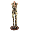 Leopard Print Sleeveless Stella Catsuit with Bootcut Leg - 4