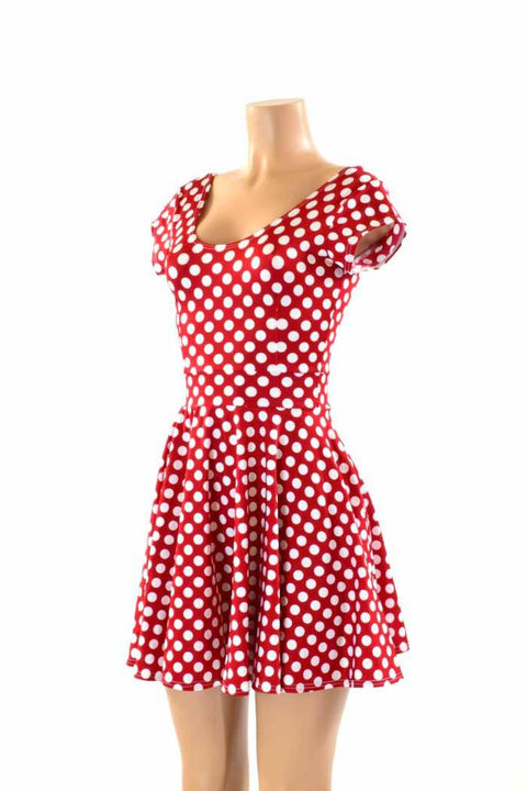 Cap Sleeve "Minnie" Skater Dress - Coquetry Clothing