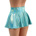 Seafoam Holographic Mini Rave Skirt - 3