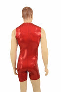 Mens Red Sparkly "Stanley" Romper - 3