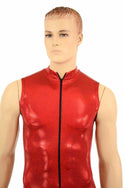 Mens Red Sparkly "Stanley" Romper - 6