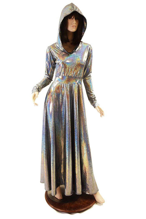 Silver "Space Ambassador" Gown - Coquetry Clothing