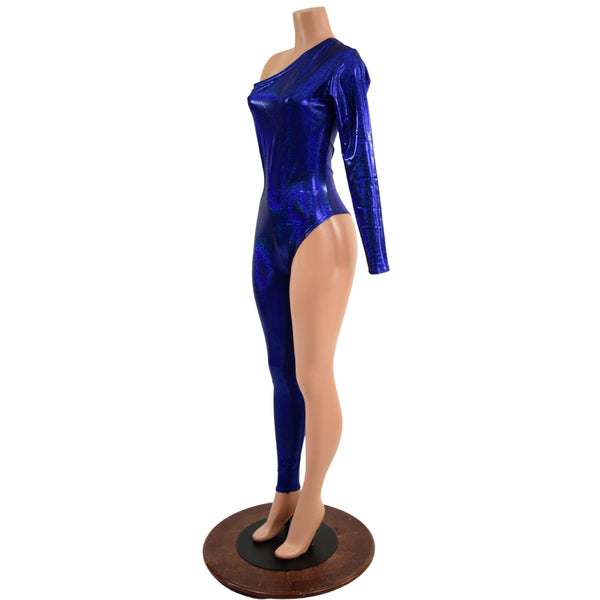 Asymmetrical Catsuit with Cutout and Brazilian Leg - 3