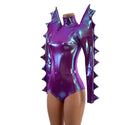 Spiked Mega Sharp Shoulder Romper - 3