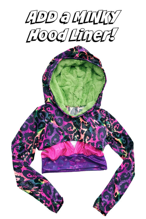 Add a Minky HOODLINER to a hooded item. - Coquetry Clothing