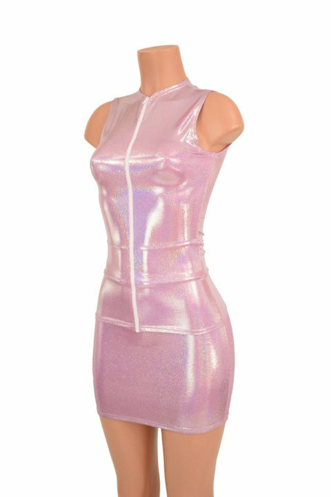 Lilac Full Length Top & Bodycon Skirt Set - Coquetry Clothing