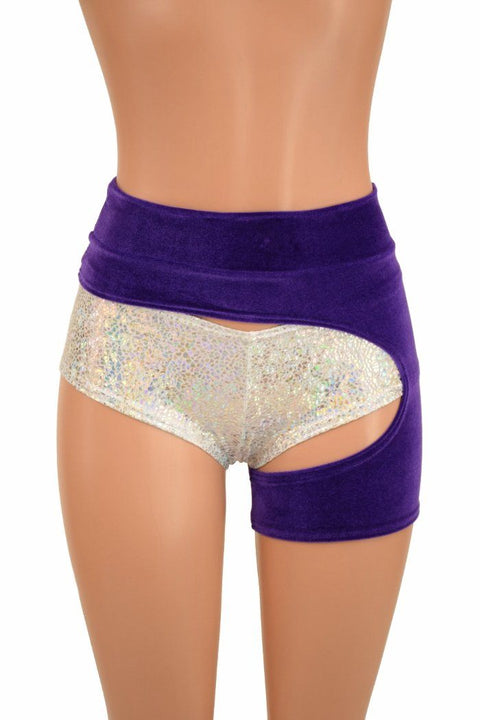 Purple Velvet Garter (GARTER ONLY) - Coquetry Clothing