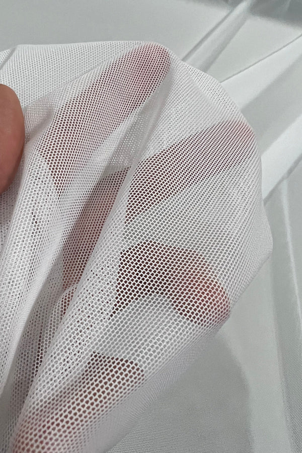 White Mesh Fabric | Coquetry Clothing