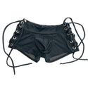 Mens Lowrise Aruba Lace Up Shorts in UNLINED Sheer Mesh - 2