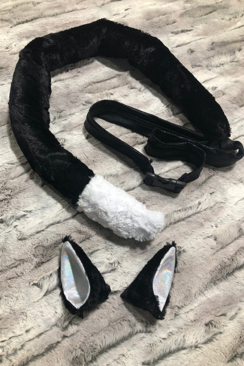 Clip On Kitty Ears and Tail Belt Set - Coquetry Clothing