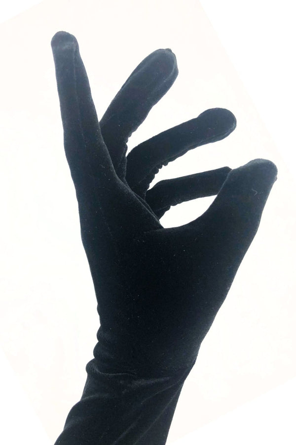 Black Velvet Gloves - 2