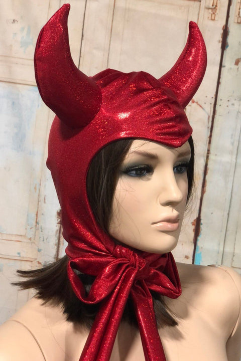 Vintage Style Devil Hood - Coquetry Clothing