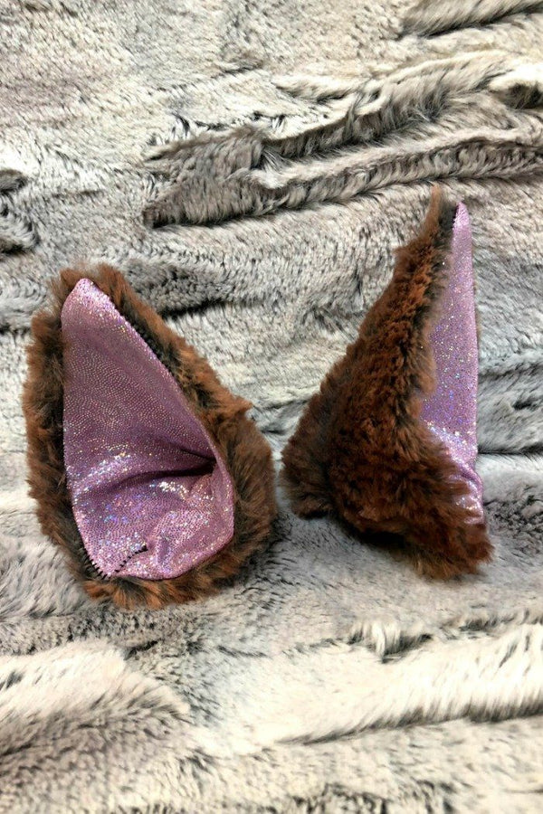 Minky Faux Fur Clip-on Ears - 5