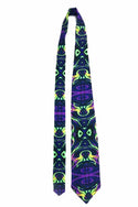 Neon Melt UV Glow Necktie - 1