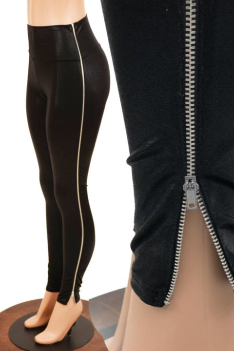 Zip Away High Waist Leggings - Coquetry Clothing