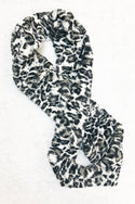 Snow Leopard Minky Infinity Scarf - 6