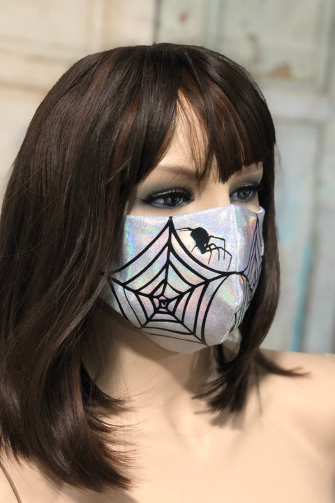 Double Spider Web Face Mask - Coquetry Clothing