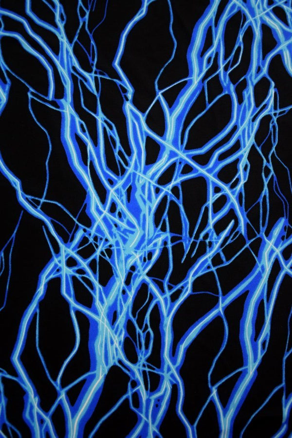 Neon Lighting Long Sleeve Bodycon Dress - 5
