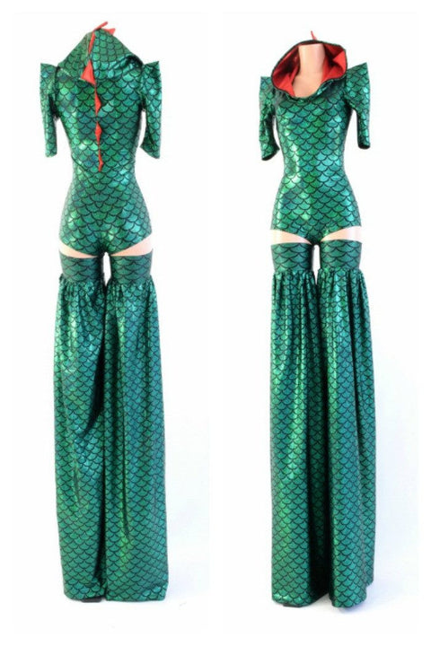 Crocodile Stilting Costume - Coquetry Clothing