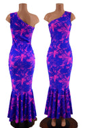 One Shoulder Mermaid Gown in Radiant Rainforest - 1