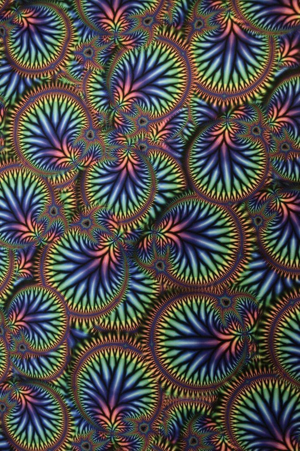 Radioactive Print Spandex Fabric - 1